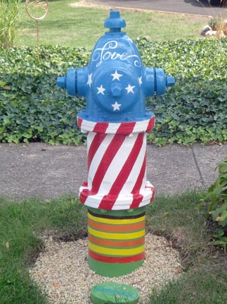 American Flag - Oak and Myrtle